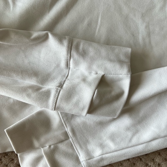 Target All in Motion White Quarter Zip Athletic Top - Picture 2 of 4